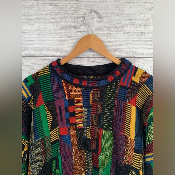 Vtg Size L Multi Color Sweater Cosby
Biggie Hip Hop Coogi Style - Picture 2 of 9